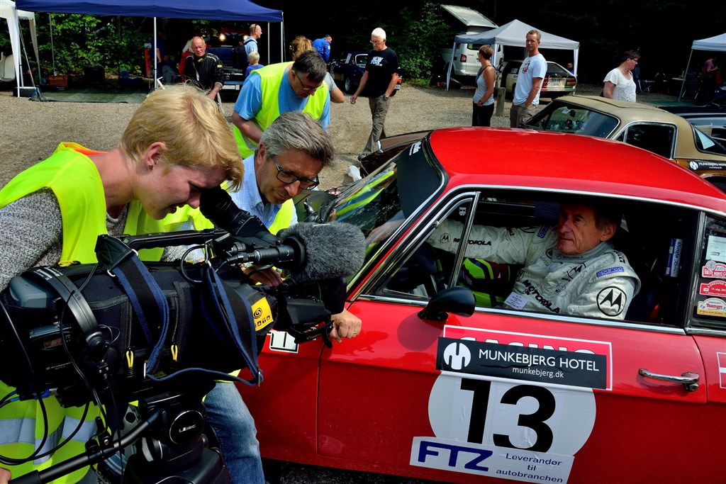 Hans Kolby, Lem og England, kører normalt rally i denne Lancia, men stiller op i Oresund Rally en Jaguar E
(Foto: Michael Eisenberg)
